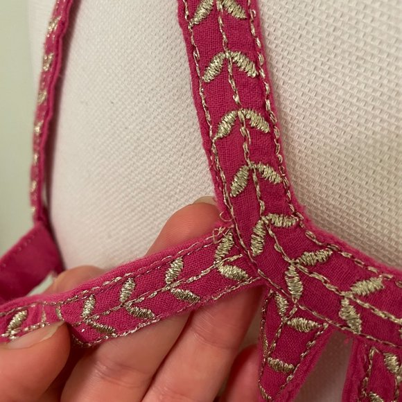 NWOT Strappy Vanessa Virginia Anthropologie Top - Pink - Picture 6 of 7